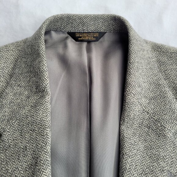 Today's Man Camel Hair Sports Coat Blazer Herringbone 2 Button Lined Pockets - Picture 2 of 16